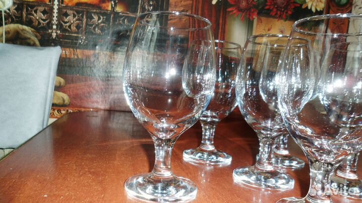 Новый набор бокалов 6 шт, ёмкость 350 мл