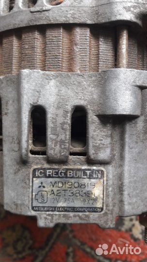 Генератор на mitsubishi lancer