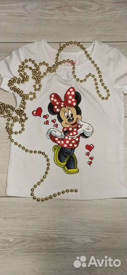 Футболка с рисунком Минни Маус