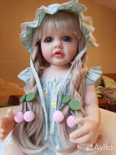 Кукла реборн силиконовая 55см