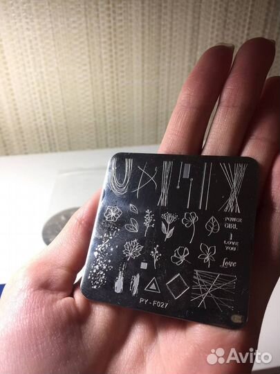 Пластины для стемпинга ногтей