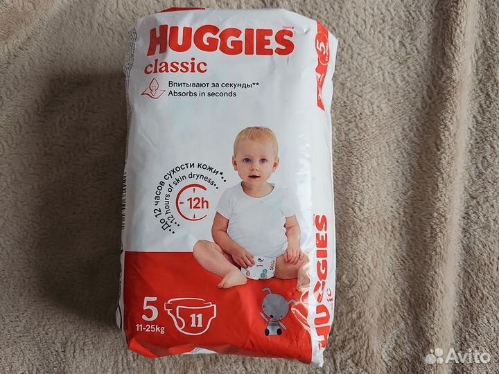Памперсы huggies 5
