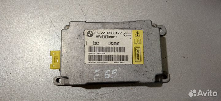 Блок управления AirBag центральный BMW 7 E65/E66