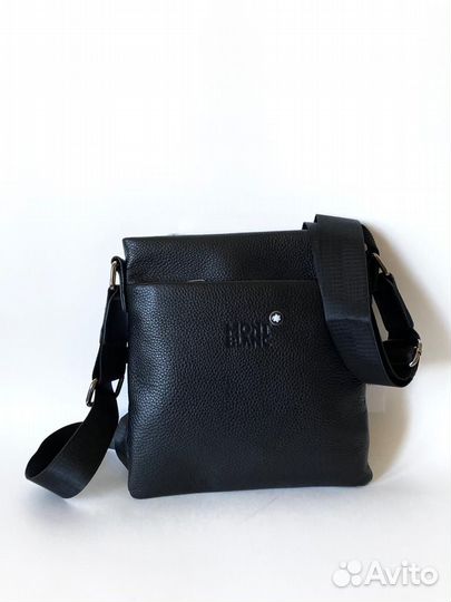 Мужская кожаная сумка MontBlanc новая