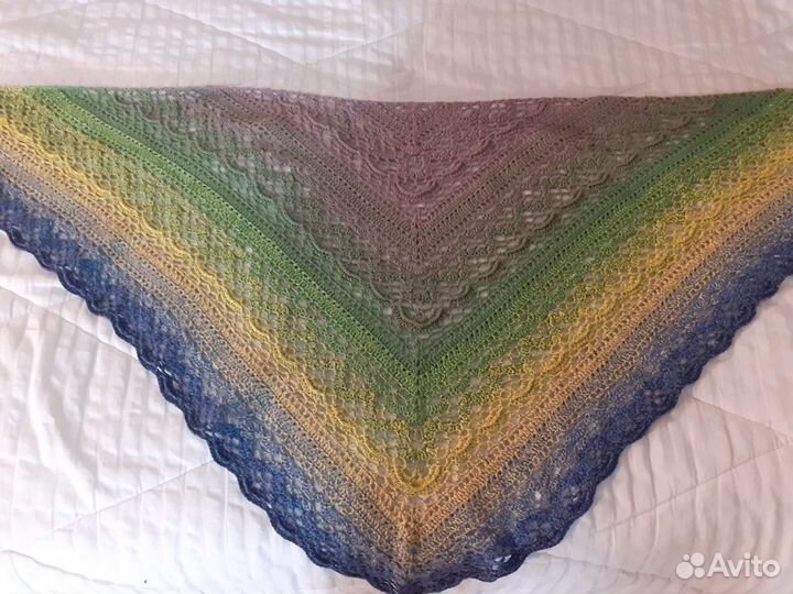 Платок шаль бактус хлопок