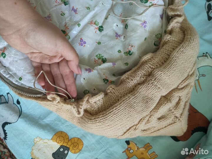 Тёплый конверт для выписки и в коляску