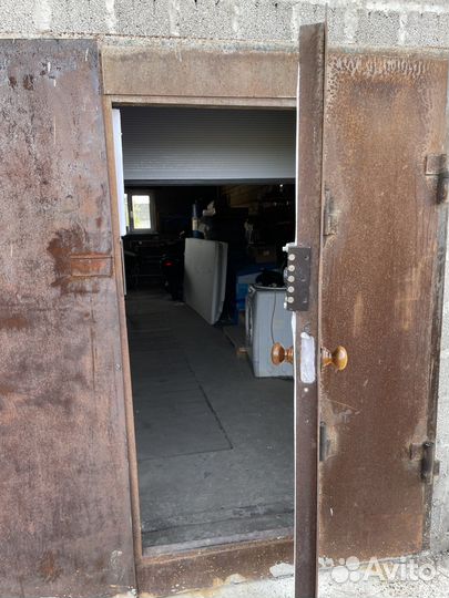 Ворота гаражные металлические бу