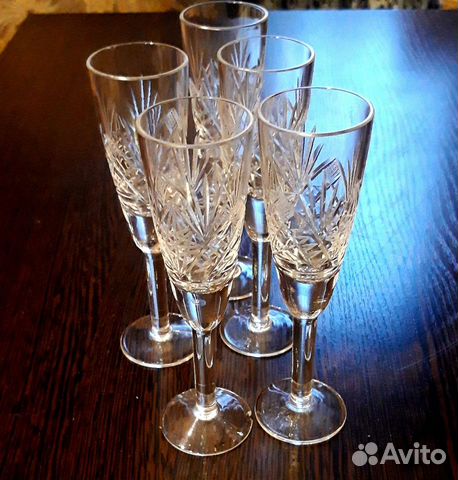 Хрустальные рюмки на ножке СССР купить в Ростове-на-Дону | Хобби и ...