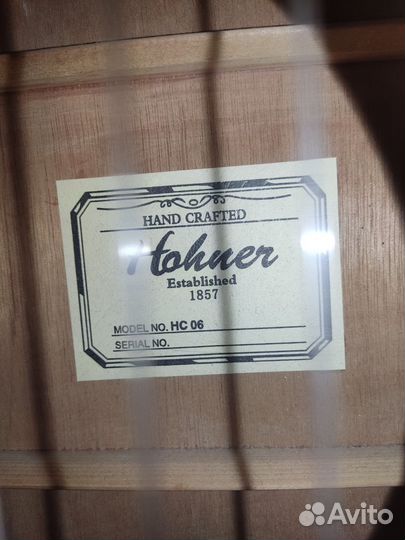 Классическая гитара Hohner hc06