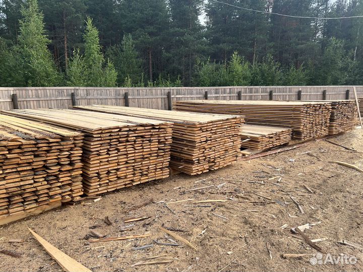 Доска обрезная 25х150х6000 некондиция 3 сорт