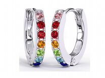 Серьги для ушей biojoux BJT725 multicolor crystal