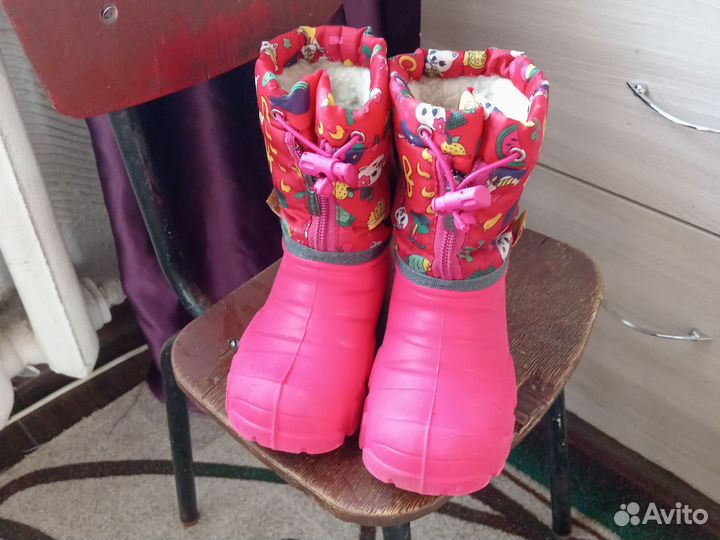 Резиновые сапоги из эва детские