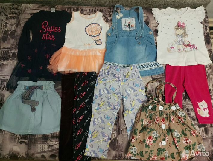 Пакет вещей для девочки 92р