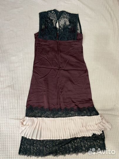 Платье миди в бельевом стиле