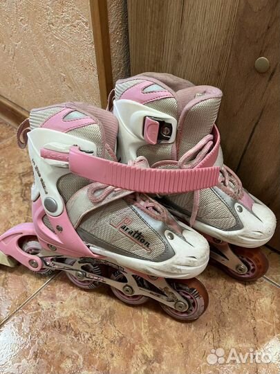 Роликовые коньки детские с защитой
