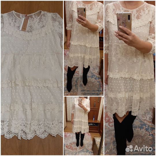 Платье женское кружевное