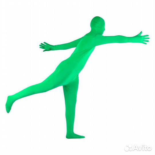 Костюм зеленый хромакей 180см