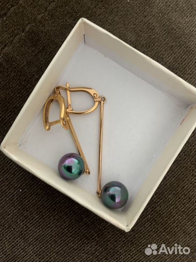 Серьги серебро