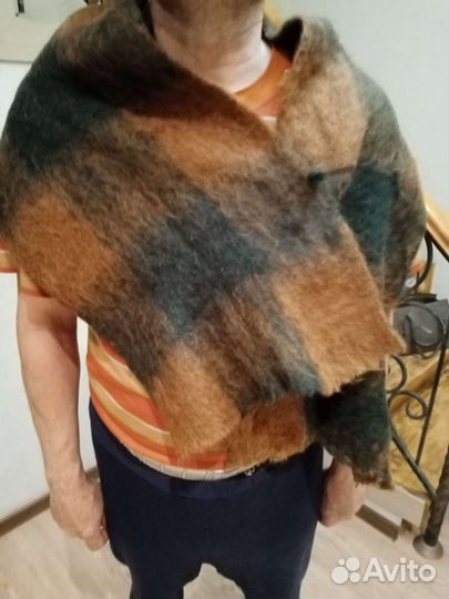Шарф мужской мохер в хорошем состоянии
