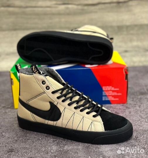Новые Кроссовки Nike SB Zoom Blazer Mid. Зима