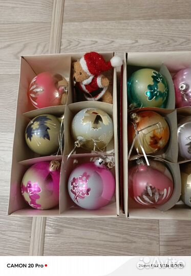 Елочные игрушки СССР