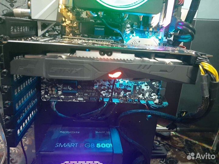 Видеокарта asus rx570 4gb