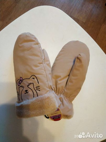 Перчатки варежки женские