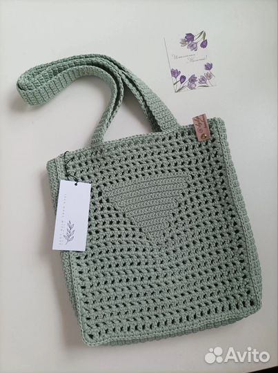 Сумка женская ручная работа вязанная