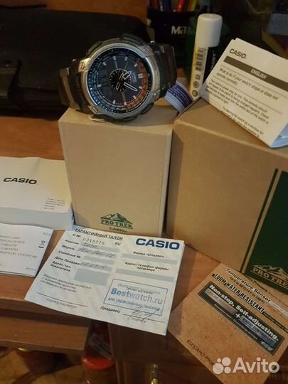 Часы casio pro trek prw 5000