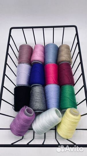 Катушки доп нити от пуха норки 15 шт