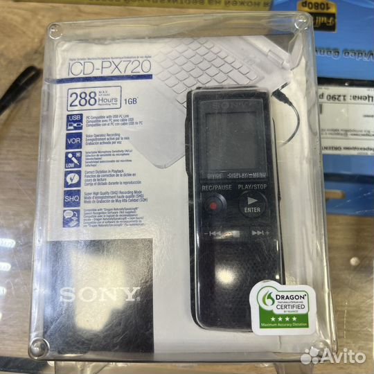 Диктофон sony icd px720