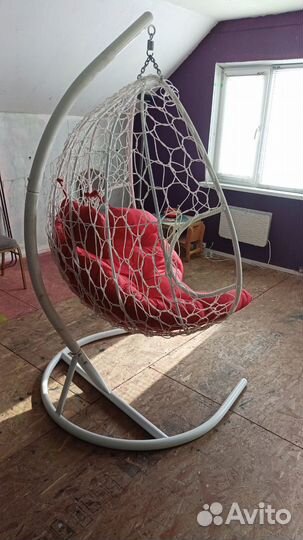 Садовая качель двухместная