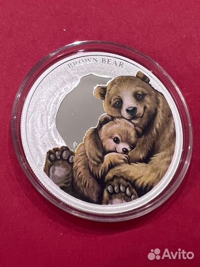 Серебрянная монета 50 центов