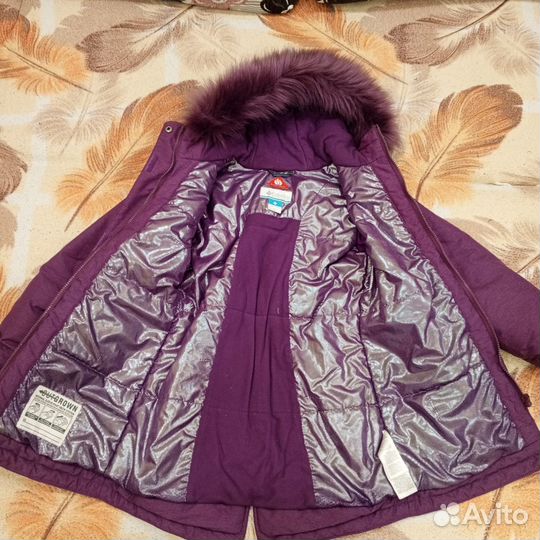 Парка зимняя для девочки 134