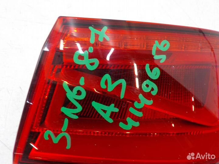 Фонарь задний наружный правый Audi A3/RS3/S3
