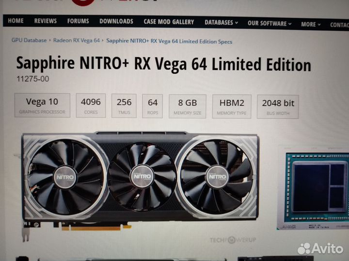 Sapphire nitro+ rx vega 64 limited edition