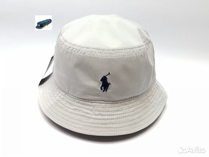 Панама летняя Polo Ralph Lauren (св.серый)