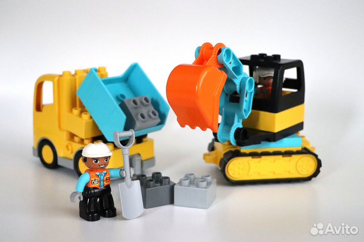 Конструктор lego duplo Грузовик и экскаватор