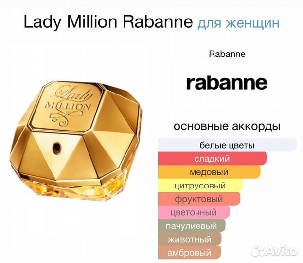 Женские духи Lady Million Paco Rabanne 80 мл