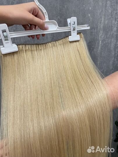 Волосы натуральные на трессе