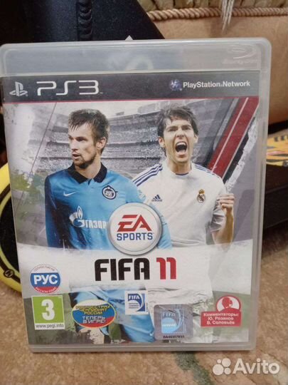 Игра(диск) для приставки(fifa11)