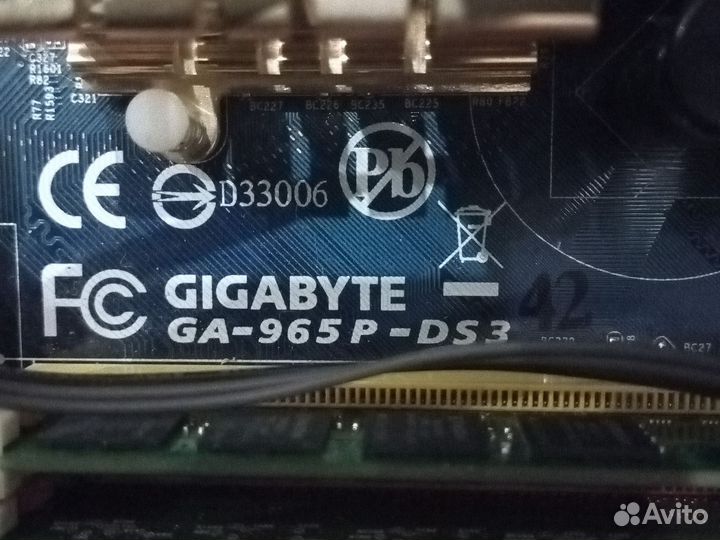 Комплект s775 2 ядра 4 гига + видео и SSD