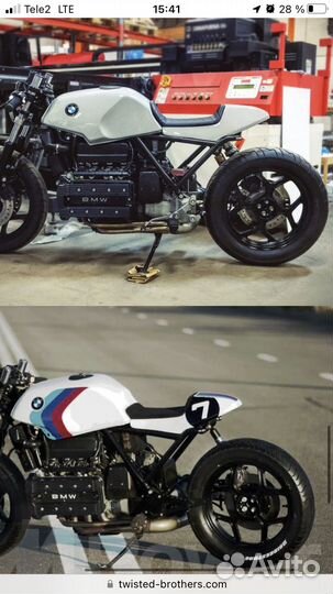 Хвост bmw k100 cafe racer
