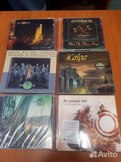 Cd диски фирменные (Prog Rock,Art,Prog Metal)