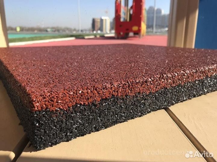 Плитка резиновая - напольная