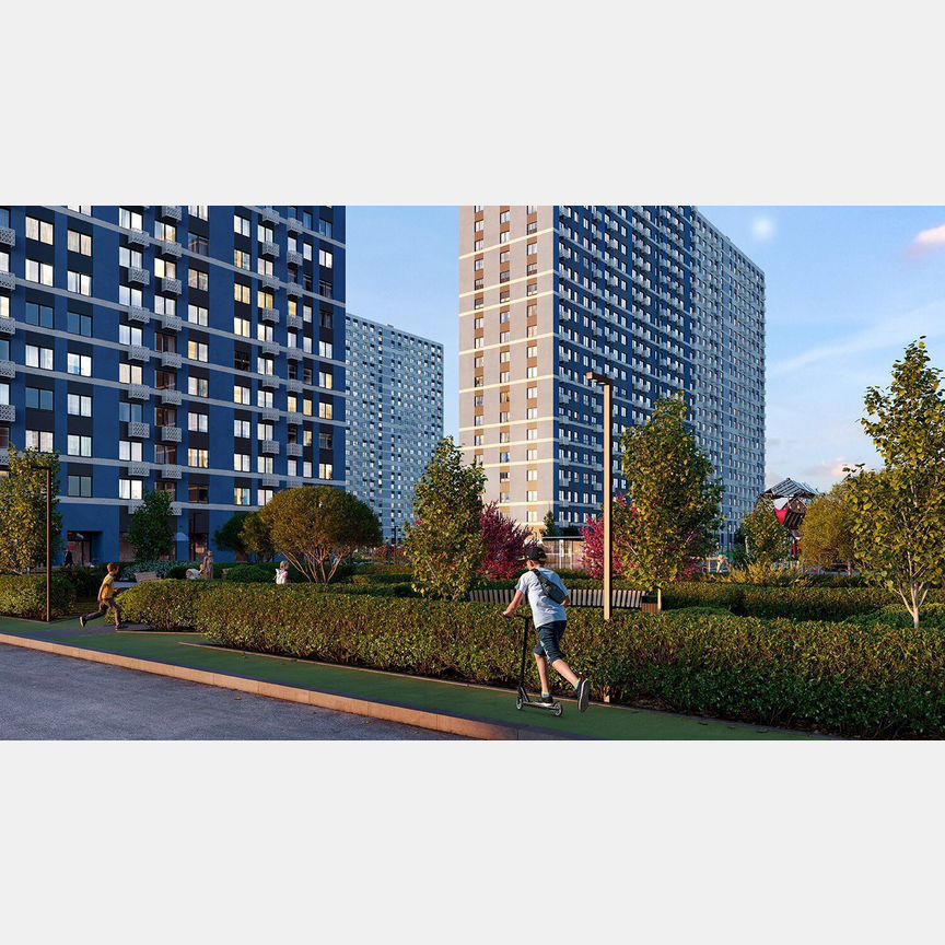1-к. квартира, 34,6 м², 20/23 эт.