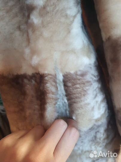 Шуба мутоновая с капюшоном 48 50