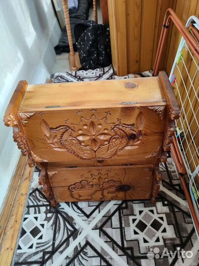 Хлебница деревянная (ручная работа)