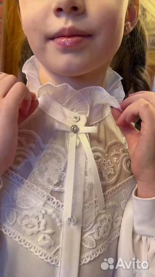 Школьная блуза Дували размер 128,140