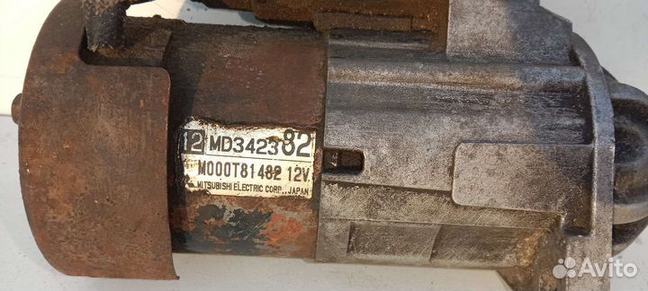 Стартер mitsubishi galant 8